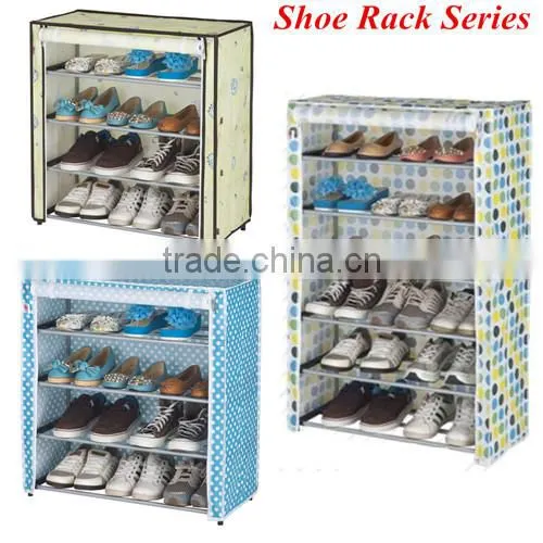 2014 Modern Design Good Quality Fabric Shoe Racks For Closets