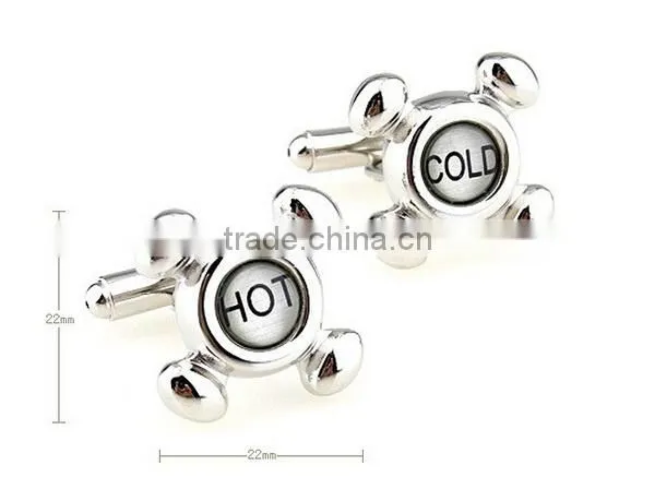 Manufacturer custom made clcok letter cufflinks for mens gift