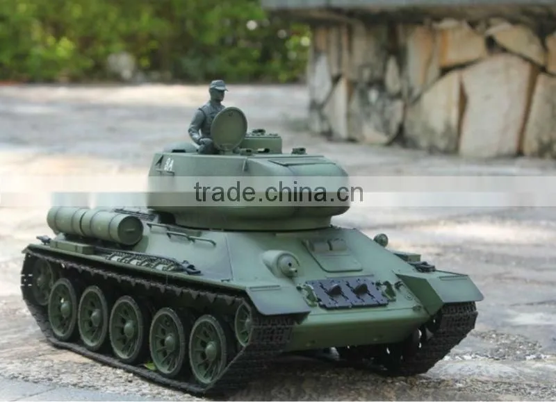 2.4 GHz 1/16 Russian T34 RC Tank with 6mm BB shot function