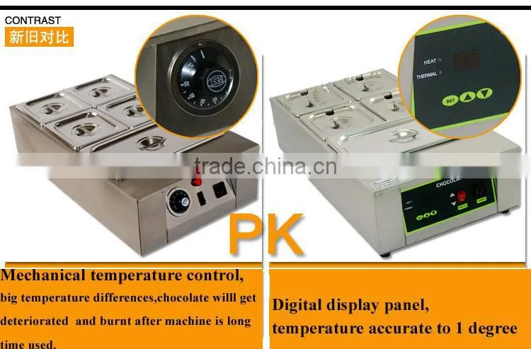factory price electric small chocolate tempering pouring machine with high quality CE ROHS certification