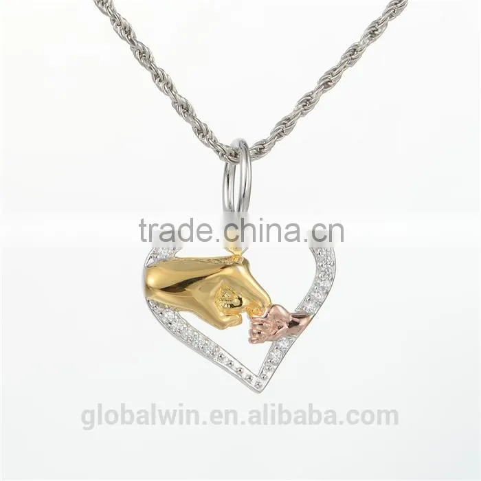 Heart 18Kgold Metal Charms European Charm Bracelet Necklace 100% Real 925 Sterling Silver S192 Best Gifts For You Or Friends