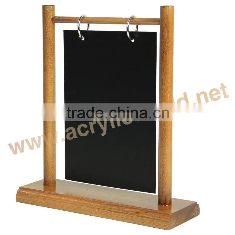 wooden clipboard menu holders/wooden menu holder with chalkboard/chalkboard menu board