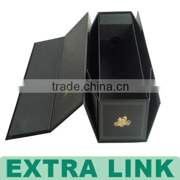 Luxurious Wholesale Custom Elegant Decorative Wine Bottle Shipping Boxes