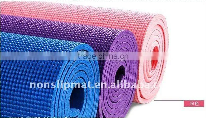 Eco-friendly sports round PVC fitness mat
