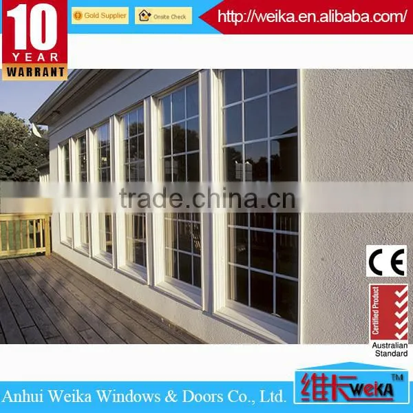 aluminum modern america double glazed vertical sliding window