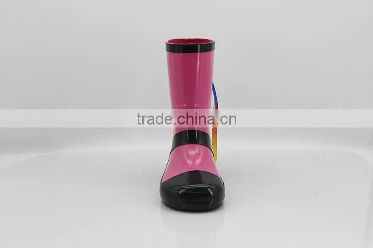 High quality Low price Colorful galoshes rain boots