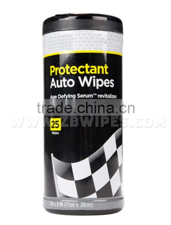 25CT Protectant Auto Wipes Car Cleaning Wipes Get Free Samples
