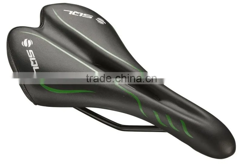Popular PVC bicycle saddle, bike seat post for road bike mountain bicycle