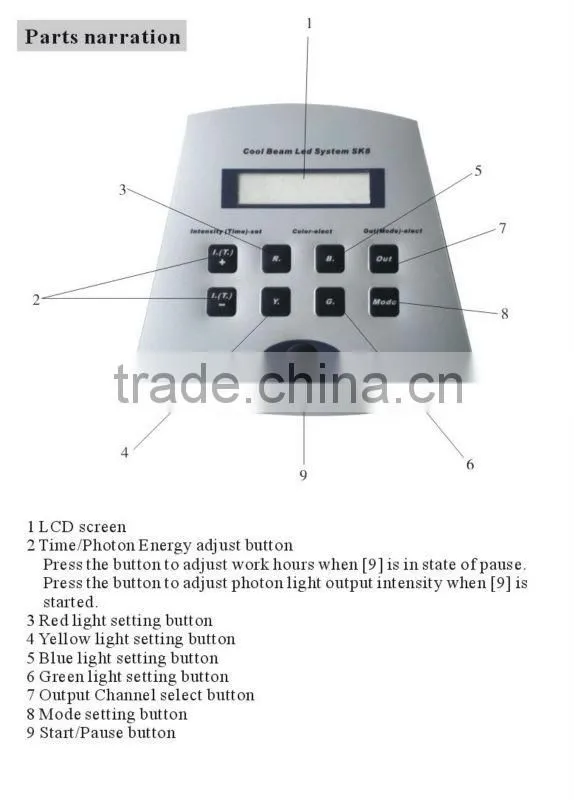 Good Quality LED PDT Light for hospital/salon Use machine/equipment/therapy