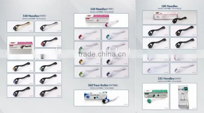2016 best micro needle derma roller 540 dermaroller