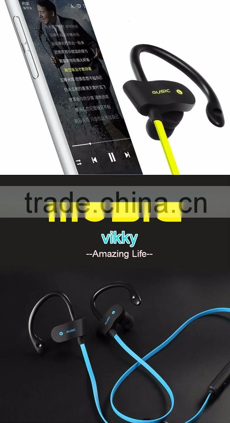 Good Quality Waterproof Sports Earphone for Samsung/Xiaomi/Huawei Cordless headphone Neckband Earphone Outdoor Earphone