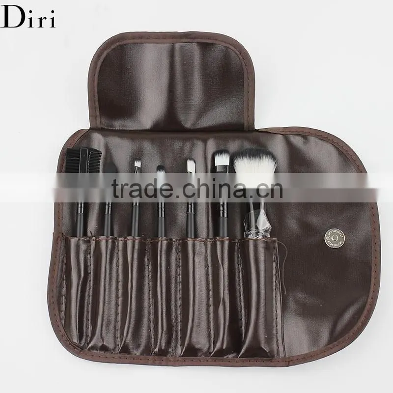 Professional makeup tool high quality 7pieces taklon synthetic hair makeup brushes