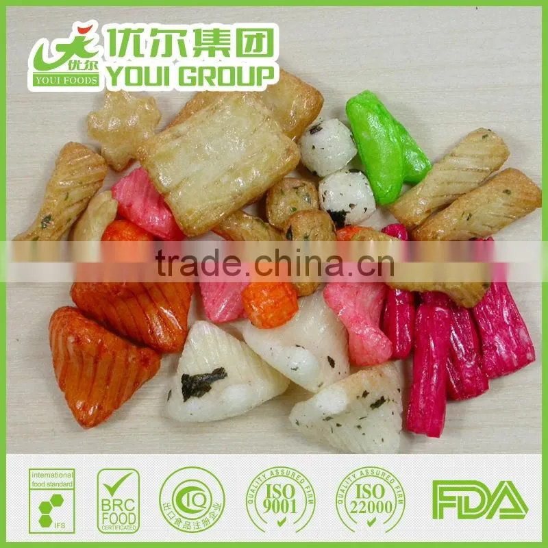 Wholesale Healthy Snack Rice Crackers, Fried Rice Crackers,Japanese soy sauce