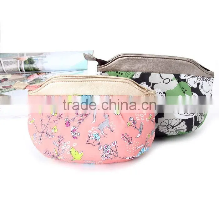 2015 new design promotional printed stain polyester cosmetic case
