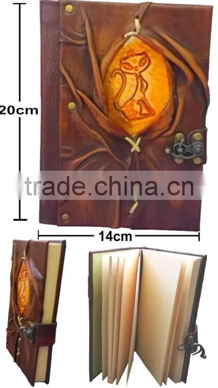NOTEBOOK - DIARY - SKETCHBOOK- %100 REAL LEATHER-HIGH QUALITY- HANDMADE VARIOUS DESIGNS JOURNAL -2014 DESIGN DIARY - DIFFERENT-