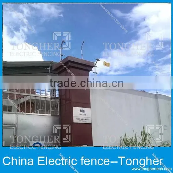 Tongher security fence dynamos and complete fittings for perimeter security