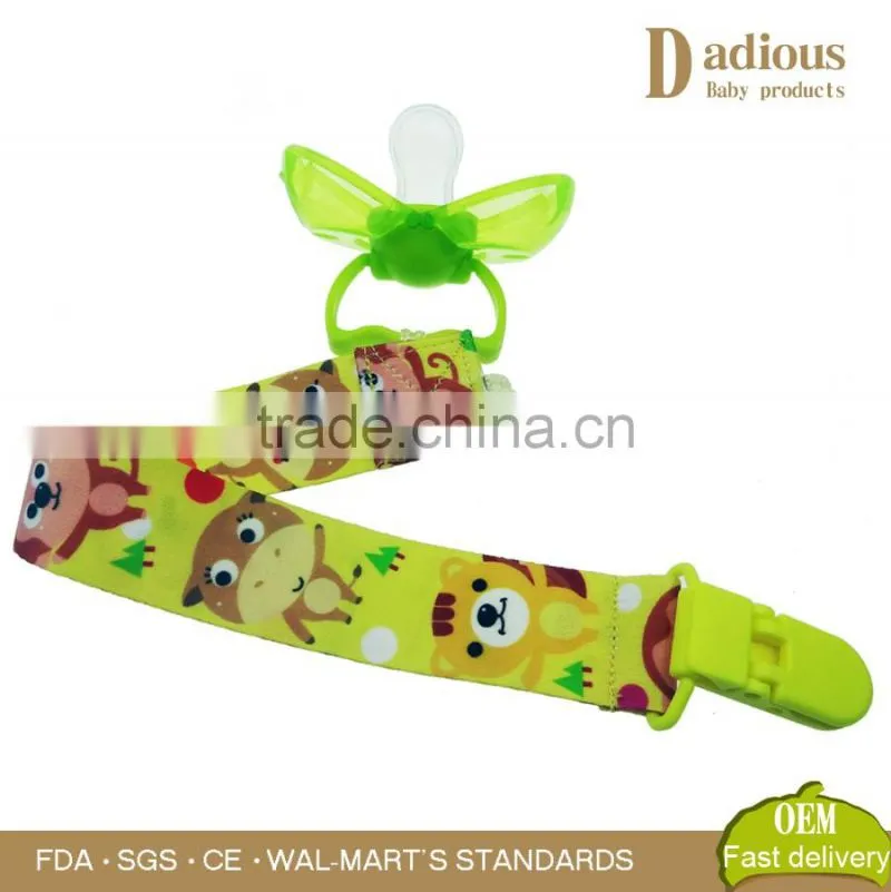 Wholesale Custom Funny Baby Soother Pacifier Dummy Clip