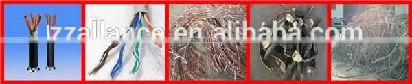 year warranty separate copper plastic/ copper cable wire recycling machine