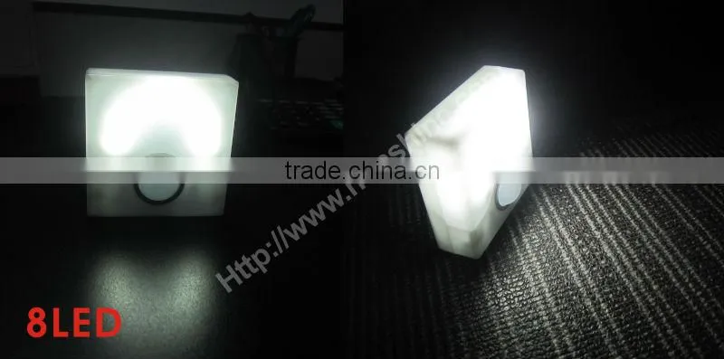 white square led infrared sensor lamps with 8leds