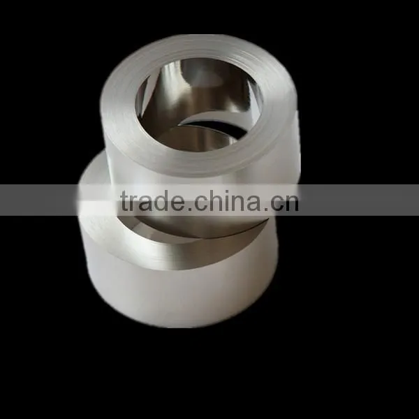 Small toroidal current transformer with nano strip coiled cores made