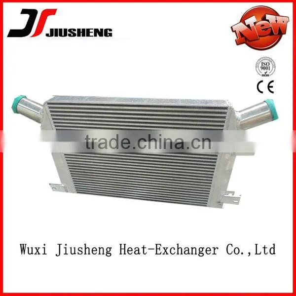 manufacturer of customized plate and bar aluminum truck spare parts intercooler