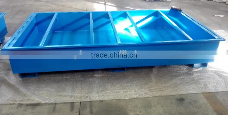 steel oil bin for collection function oil stroage cage