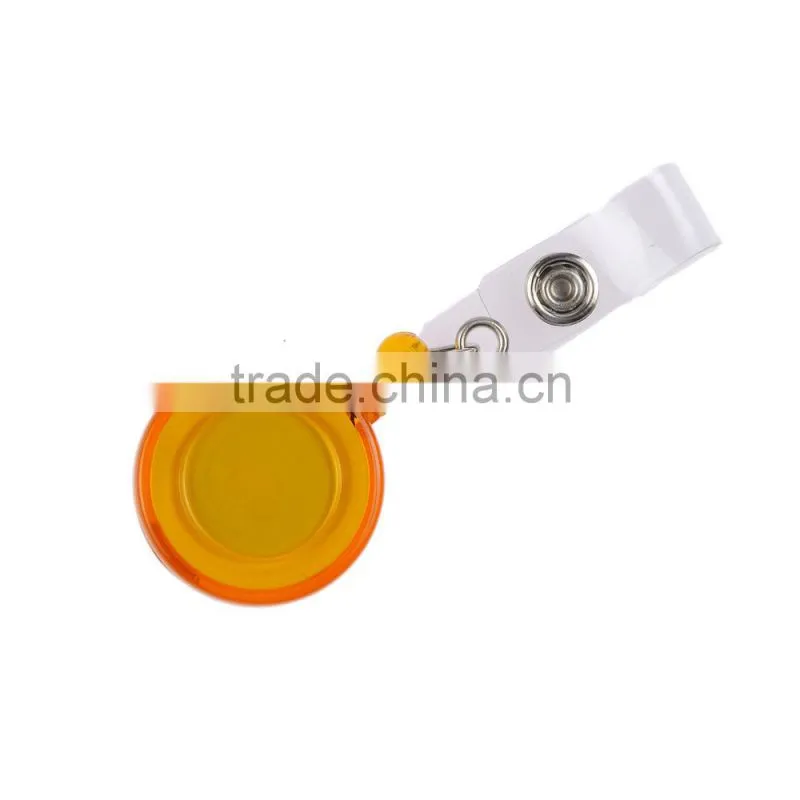 2015 Best Selling X Id Badges Card Holder Office Retractable Reel Key Clip Holders