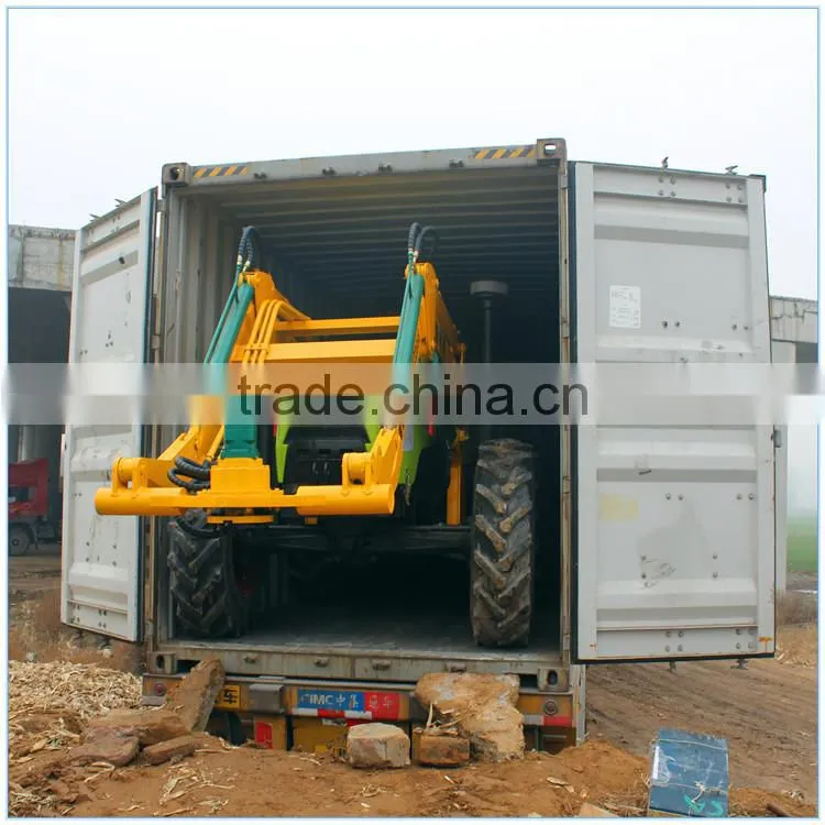 Electric power facilities hole digging machine