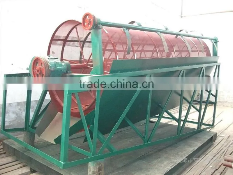 Professional processed trommel screen for wood chips separation