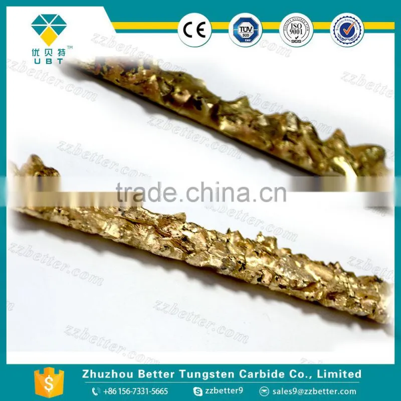 Wear 1/8 x 1/16'' copper binder composite rods with flux powder