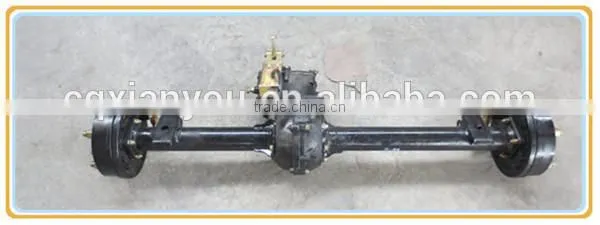 Cargo tricycle rear axle differential
