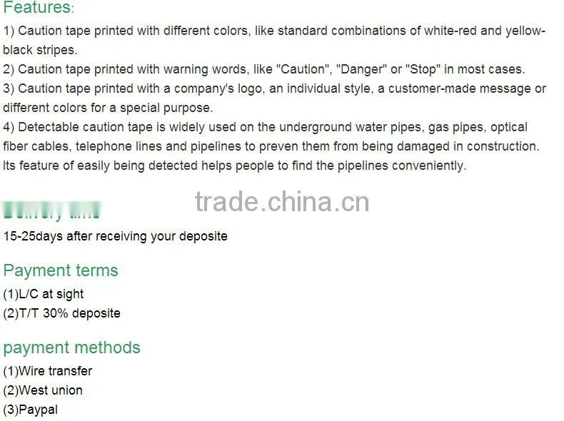 Safty Marking & Waining Tape