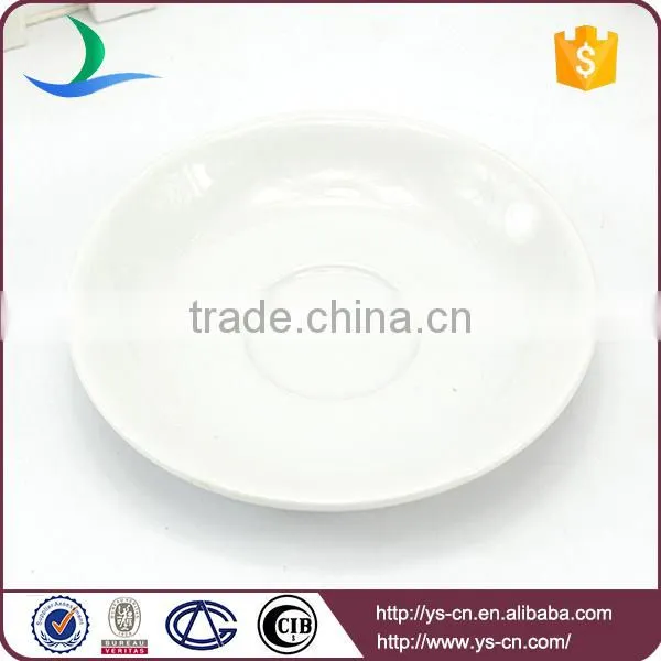 Porcelain white Ceramic Cup With Saucer stands