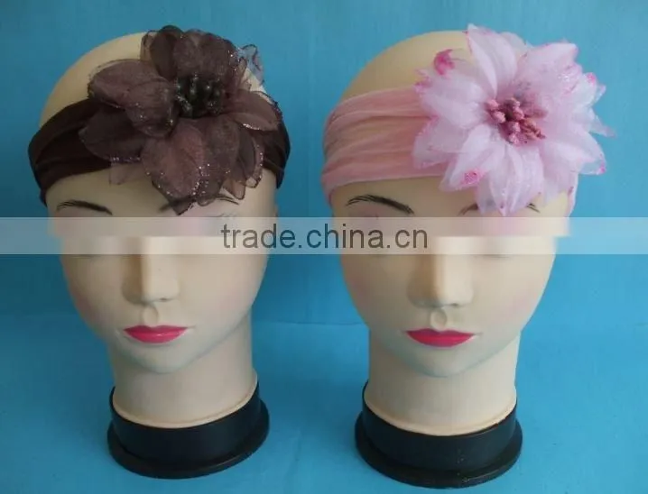 Fashion Adult Elastic Lily Flowers Headbands