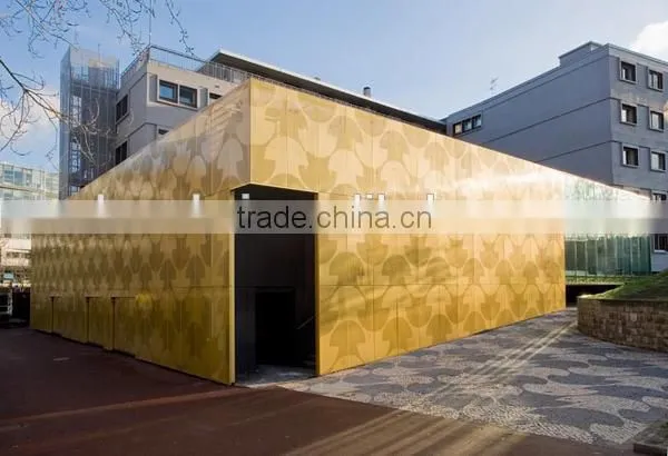 Outdoor Curtain Wall Aluminium Decorative Perforated Metal Panel
