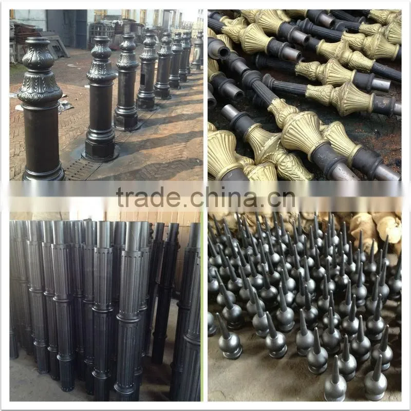 Cast Iron Ornamental Garden Lamp Pole