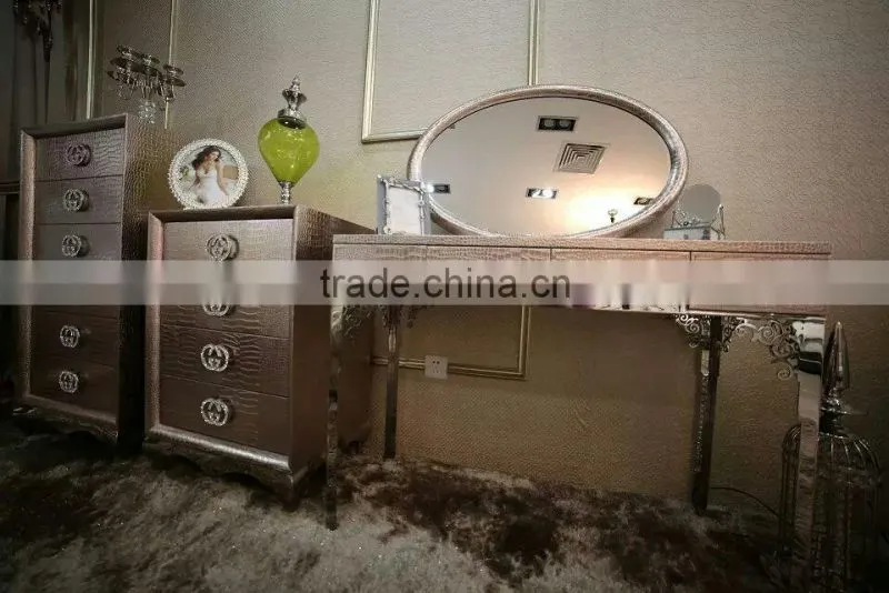 2016 hot sale home used furniture leather bed YC030
