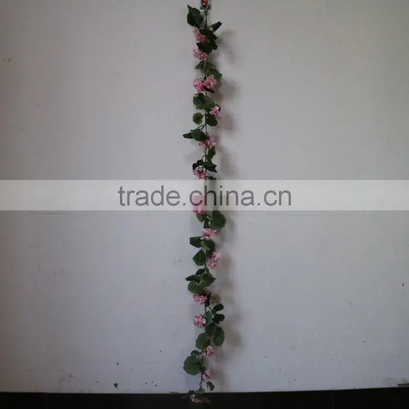 Artificial begonia flower garland silk begonia garland
