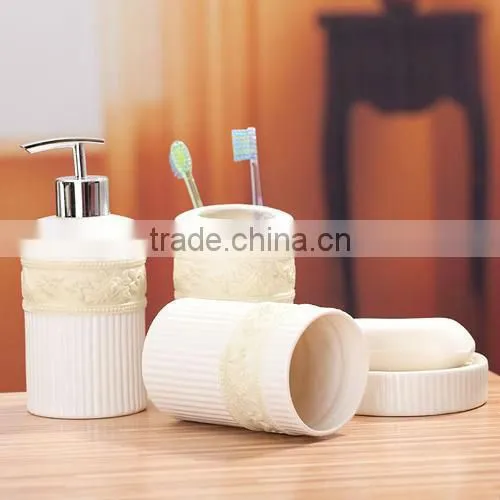 HOT Europen style ceramic bathroom accessory set