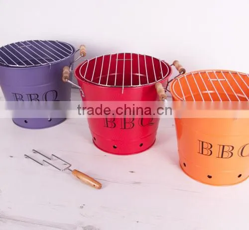 Portable bbq set