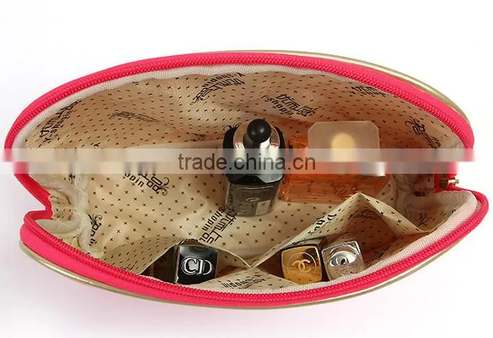 Promotional items PU leather women cosmetic bag sets travel wash bag toiletry bag leather pouch
