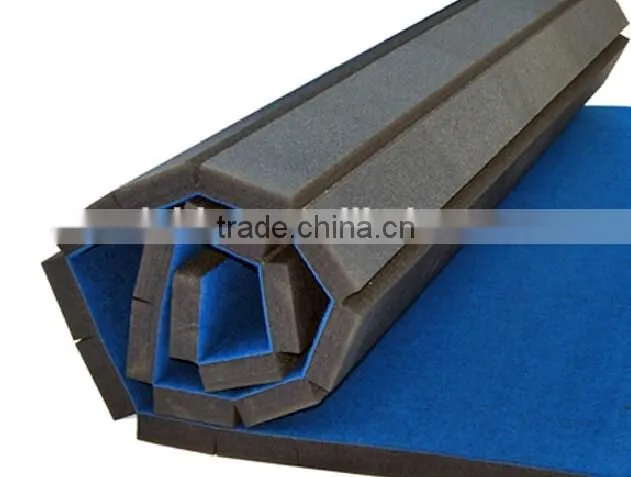 Non toxic shockproof high quality any density xpe tatami judo roll up mat OEM