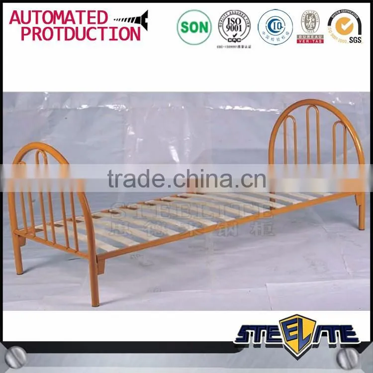 Europe market fashion style metal single bed for bedroom