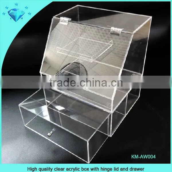 Modern design elegant acrylic fish tank and acrylic box