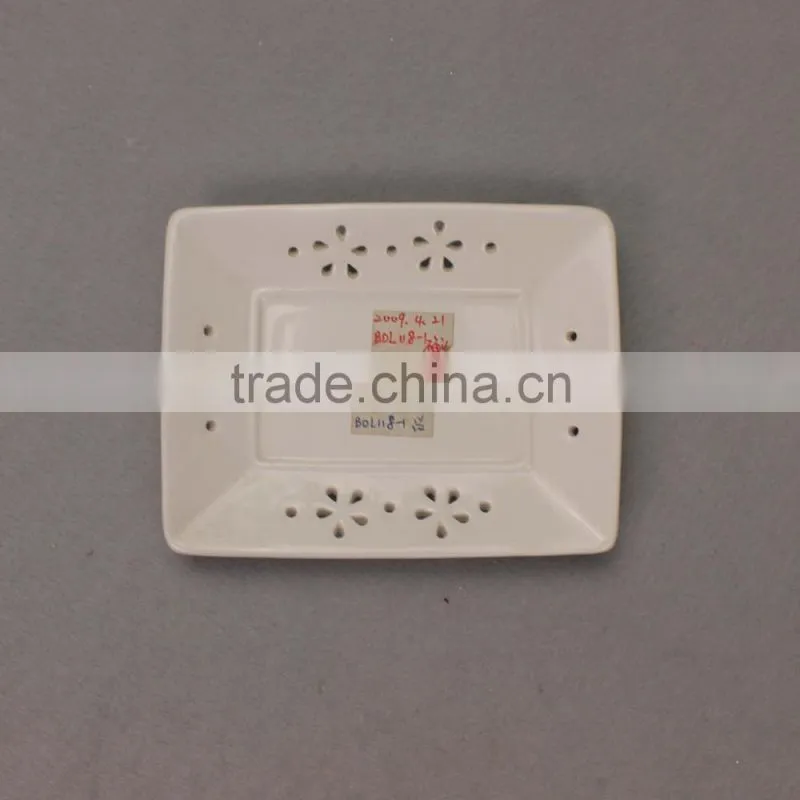 Beatrot Ceramic Heart Shape Soap Dish Tray