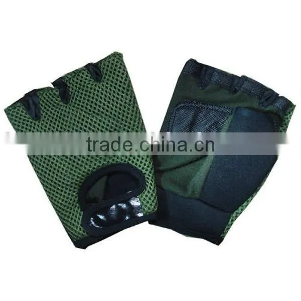 Pro fit fingerless workout gym fitness weight gloves for weight lifting