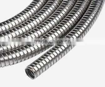 Stainless steel flexible underground conduit for electricity