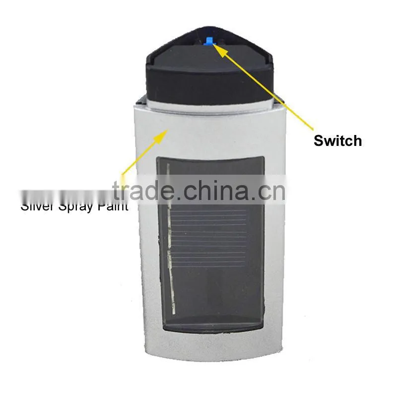 2PCS Plastic 4 LED Solar Garden Light Lawn Lamp 7 Style Spike Road Pathway Decor