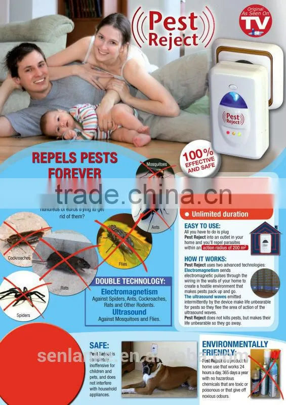 4 in 1 multifunctional pest repeller (110V /220V 2014 newest as seen on tv, CE, multifunctional)