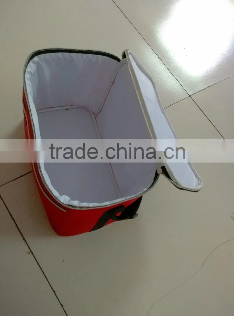 Custom Printed Logo frozen food insulated cooler bag